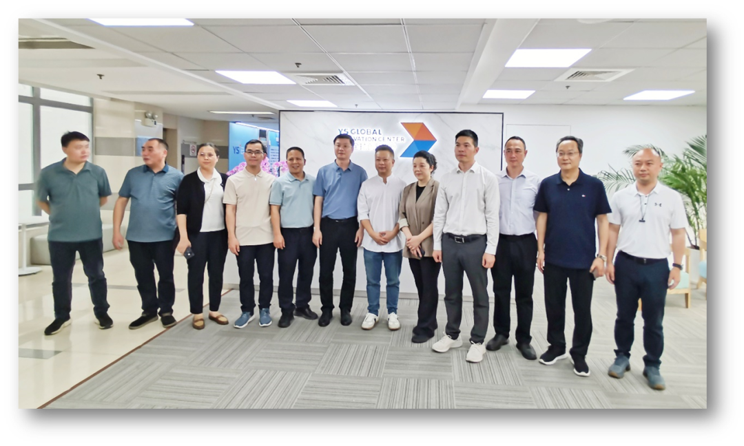 广东省梅州市人社局党组书记、局长林雨兰一行莅临韵嘉全球创新中心调研走访
