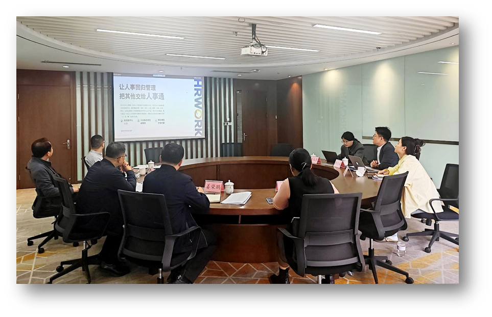 山东济南市人社局党组成员、副局长张维国一行莅临韵嘉科技山东公司调研走访